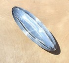 Vintage 18  Mid Century Silver Plated Canoe Boat Bowl Mcm Oval Centerpiece