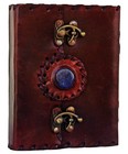 Handmade Leather Journal Notebook  Genuine Leather Bound Daily Personal Diary   