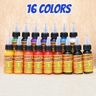 16pcs Eternal Tattoo Ink Set 1oz 30ml Permanent See Professional 16 Colors Set