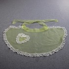 Vintage Sheer Aprons Set Of 2 Women Lace Heart Retro Coquette Trad Frilly 60s