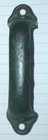 Antique Original 1920-40s Cast Iron Screen Door Handle Original Dark Green Paint