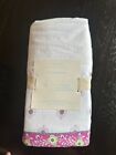 New Pottery Barn Kids Baby Brooklyn Crib Bed Tier Ruffle Skirt Purple Floral