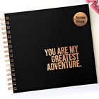 Couples Scrapbook Album  Engagement Gift  8 5  X 8 5  90 Pgs  Wedding Scrapbo   