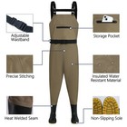 Bootfoot Chest Waders W  Soft Mesh Inner Lining   3d Fit Waterproof For Fishing