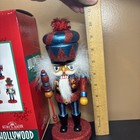 Nutcracker Red White   Blue Soldier W Staff 10    Hollywood Kurt Adler Patriotic