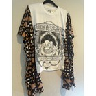 Chris Stapleton Traveller Graphic Tee Upcycled Ooak Geometric Long Sleeve O s