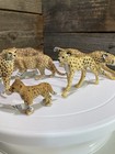 Leopard Cheetah Lot Of 6 Tags Schleich Toys