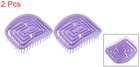 Item Of 2 Tangle Shower Hair Detangler For Women Detangling Brush Purple