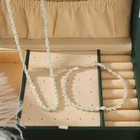 2 Pc Rope Chain Style Necklace   Bracelet Set 4mm Wide 925 Sterling Silver