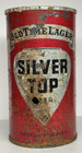Silver Top 12 Oz  Straight Steel Beer Can