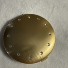 Avon Vintage Jeweled Double Mirror Compact Gold And Rhinestone 