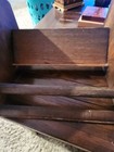 Vintage Knock On Wood Corp Cook Book Holder With Towel Rack  Bookshelf 
