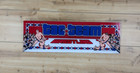 Data East Tag-team Wrestling Original Video Arcade Game Marquee Plexiglass 1984