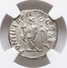 Empire Geta As Caesar   Felicitas Caduceus Ngc Xf Silver Roman Ancient Coin 1558