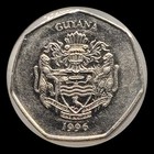 Lot Of 3 - 1996-2012 Guyana 1  5   10 Dollar Coins  Pork-knockers  Gold Mining