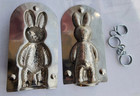 Antique Chocolate Mold Standing Bunny Rabbit New In Polybag