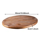 Farmhouse Round Wooden Table Top 19 7  Diy For Bistro Table Breakfast Table P   