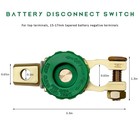 Top Post Battery Disconnect Switch  12v 400a Quick Disconnect Car Battery Cut Of