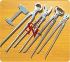 Farrier Horse Hoof Kit Nippers Nail Puller Clincher Buffer And Puller Trimming