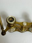 Antique Verdi Paris Mother Of Pearl And Brass French Opera Glasses Binoculars