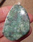 Emerald In Matrix Polished Stone Pendant J3417