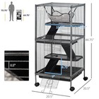 4-tier Small Animal Cage  Ferret Cage Large Chinchilla Cage