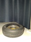 Goodyear Vtg Glass Ashtray W  Aquatred Rubber Tire  Never Used Exc Condition 