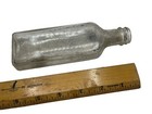 Antique Rawleigh   s Embossed Bottle Early Medicine Remedy Glass Apothecary Jar