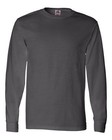 New Fruit Of The Loom Tee Heavy Cotton Men s S-3xl Long Sleeve T-shirts Wd930