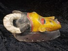 Vintage African Tribal Baule Guro Mask Hand Carved 12  Wall Decor