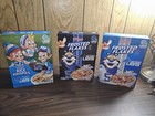 Detroit Lions 3 Box Cereal Set Frosted Flakes Rice Krispies Blue Black Limited