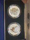 2024 Morgan Dollar   Peace Dollars Reverse Proof Two Coin Set  Ogp coa 24xf