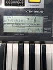 Casio Ctk-2400 61-key Keyboard W  Stand   Works   No Cord   Battery Damage
