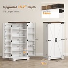 Homcom Kitchen Pantry Cabinet With Sensing Led Light Storage Cabinet White