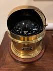 E s  Ritchie   Sons Brass Mushroom-style Marine Binnacle Compass