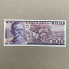 1974 Mexican 100 Pesos Banknote  Mexico Revolution Unc Colorful Currency 