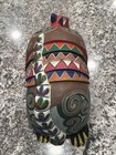 Mexico Folk Art Wood Carved Armadillo 13    Juan Jimenez Oaxaca Signed