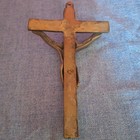 Vtg Brass Wall Hanging Crucifix Jesus On The Cross Religious 7  X 4 5 