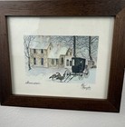 Kay Murphy Original Miniature Print    shenandoah    Folk Art 6x5 Framed Signed
