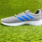 Adidas Lite Racer Cln Boys Size 6y Gray Blue Athletic Running Shoes Sneakers