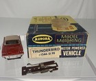 Aurora T Jet Vibrator 58 Thunderbird Red W tan Roof Vintage Slot Car Rare 