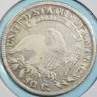 1810 Capped Bust Half Dollar   Light Graffiti In Fields   Nice Bold Fine 