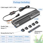 400w 600w Double Tube Aquarium Heater  Sturdy Fish Tank Heater With Case  Adj   