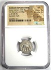 Julius Caesar Ar Denarius Silver Elephant Roman Coin 49 Bc - Certified Ngc Vf