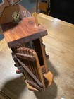 Wooden Bird House Feeder Hanging Handmade Outhouse  Unique  Bird Squirrel