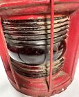 Antique Wilcox Crittenden 17  Starboard   Port Tin And Brass Oil Ship Lanterns