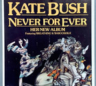 Kate Bush 1980 Original Poster Advert Never For Ever Babooshka