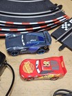 Carrera Disney Cars Racetrack With Loops Tested   Working Mcqueen Storm Cars