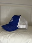 Pabst Blue Ribbon Mesh Trucker Hat Snapback Blue White Pbr Beer Cap