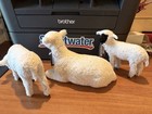 Primitive   Ragon House   Lot Of Sheep   Lot Of 3 Figures